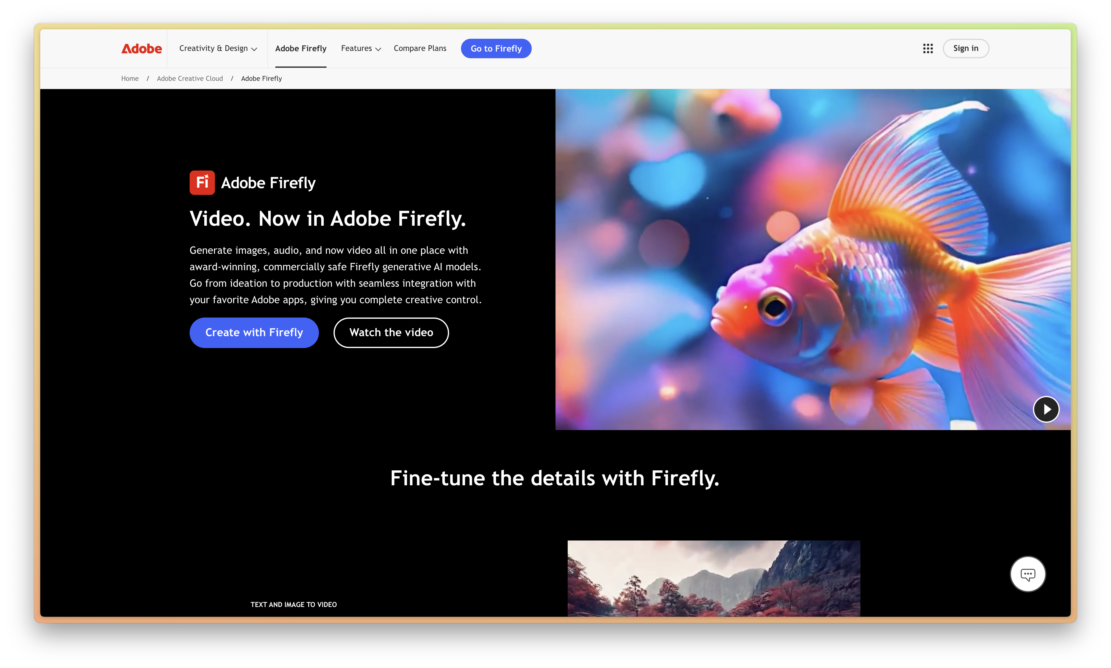 Screenshot of Adobe Firefly web UI or Generative Fill in Photoshop